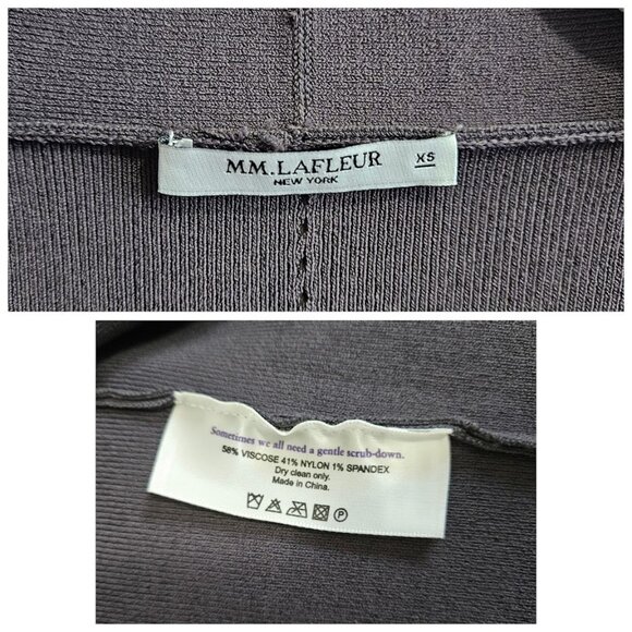 M.M. Lafleur The Woolf Jardigan Knit Jacket Cardigan Charcoal Gray XS - Picture 11 of 13